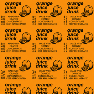 Aluminium Capping Foil – Orange Juice Drink 51mm / 88mm x 50 Micron (Approx. 15kg per Box)