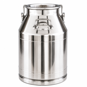 Stainless Steel Milk Churn with Lid, 5 Litre