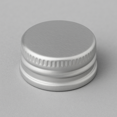 28MM MCA2 Tamper Evident Silver Aluminium Bottle Caps
