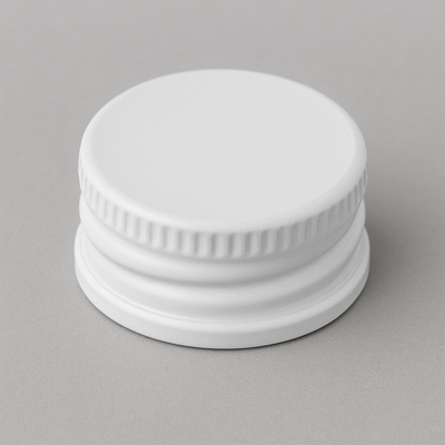 28MM MCA2 Tamper Evident White Bottle Caps
