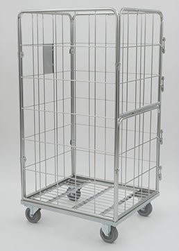 Container 800x700x1500 with Front Doors – Secure Roll Cage for Easy Access - AB Range