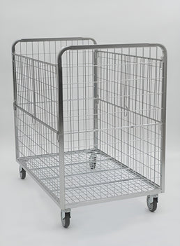 Container for Cartons 800x1200 H1200 – Large Roll Cage for Boxed Goods Handling - AB Range
