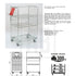 Heavy-Duty Container 855x655 H1400 – Industrial Roll Cage for Secure Storage - AB Range