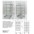 High Container 700x700 H1650 with 4 Shelves – Tall Roll Cage for Maximum Storage - AB Range