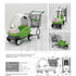 100L Shopping Trolley with Ride-In Kids Car - AB Range