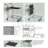 Vario WTP-3D Transport Trolley – Dual-Level Trolley with Basket and Shelf - AB Range