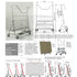 Plate Trolley Carry WP4BW with Shelf and Basket - Durable and Convenient - AB Range