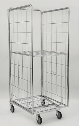 Folding Container WMS 1800x810x750 – Collapsible Roll Cage for Space-Saving Storage - AB Range