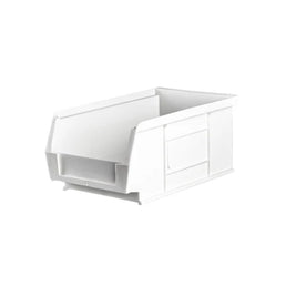 Antibacterial Small Parts Bins | White Hygiene-Safe Storage Containers