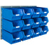 Wall Mounted Louvred Panel & Bin Kits | Complete Wall Storage with Small Parts Bins