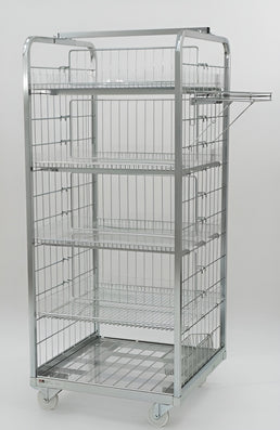 High Container 700x700 H1650 with 4 Shelves – Tall Roll Cage for Maximum Storage - AB Range