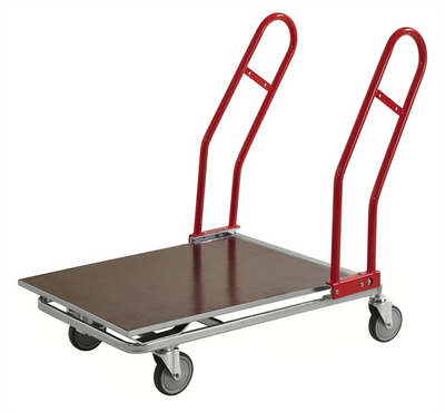 Volume Trolley with Plywood Platform – Stackable Warehouse & Retail Trolley | 200kg Capacity