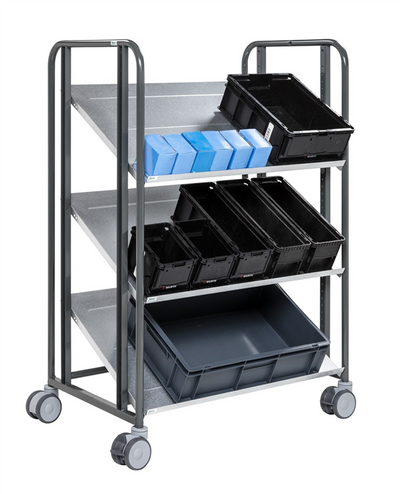 Series 168 Shelf Trolley – Adjustable Multi-Level Cart (877 × 600 × 1300 mm)