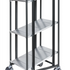 Series 168 Shelf Trolley – Adjustable Multi-Level Cart (477 × 600 × 1300 mm)
