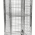 Stackable Security Roll Container with Roof and Shelf – Galvanised Security Cage | 400kg Capacity