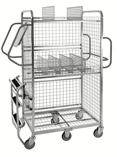 Modul 300 Picking Trolley – Electrogalvanised Flex Cart – 300kg Capacity (900 × 625 × 1710 mm)