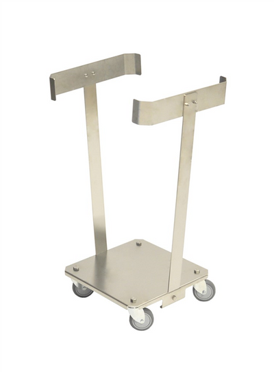 Stainless Steel Sack Rack – Fully Welded – C3 – 350 × 350 × 750 mm – For 60L Bags