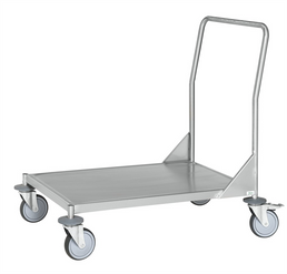 Stainless Steel Platform Trolley – C3 (AISI 304) – 880 × 575 × 905 mm