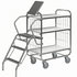 Series 8000 Shelving Trolley – Electrogalvanised – 250 kg Capacity (1195 × 470 × 1120 mm)