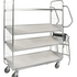 Series 8000 Shelving Trolley – Electrogalvanised – 250 kg Capacity (1195 × 470 × 1590 mm)