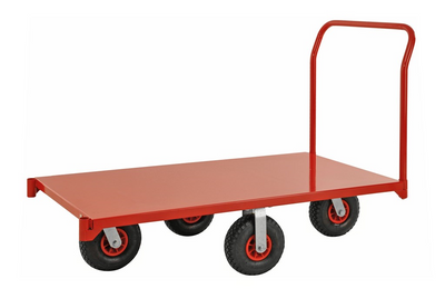 Heavy Duty Platform Wagon with Pneumatic Wheels – 1400 x 760mm | Up to 1200kg Capacity
