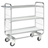Series 8000 Shelving Trolley – Electrogalvanised with Central Lock – 250 kg Capacity (1395 × 470 × 1120 mm)