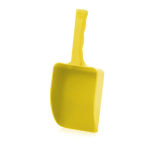 500g metal detectable polypropylene mini hand scoop with ergonomic finger grip