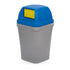 100 Litre Swing Top Bin – MDPE Waste & Recycling Bin with Drop-On Lid