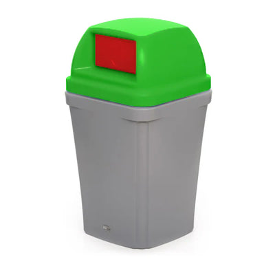 100 Litre Swing Top Bin – MDPE Waste & Recycling Bin with Drop-On Lid