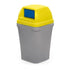 100 Litre Swing Top Bin – MDPE Waste & Recycling Bin with Drop-On Lid