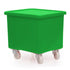 115L Food-Approved Moulded Truck with Drop-On Lid – Solid Base