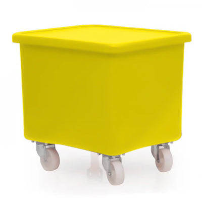 115L Food-Approved Moulded Truck with Drop-On Lid – Solid Base