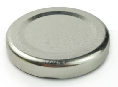 53MM RTS 500 Silver Twist-Off Cap