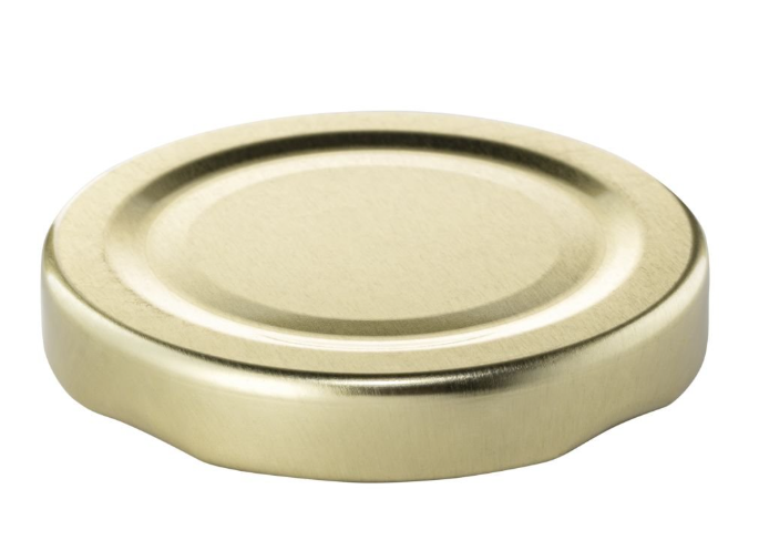 53MM Pale Gold Finish Roll-Threaded (RTO) Twist-Off Cap – AB Handling ...