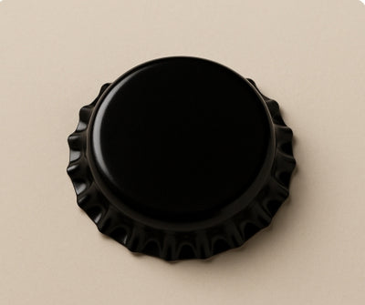 Black Crown Corks for Beer Bottles – 26mm