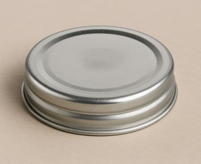 82MM Silver RTS Stepped Pickle-Proof Twist-Off Cap