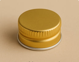 33R3 Gold Lacquered Caps with PVDC Liner – Premium Sealing Solution