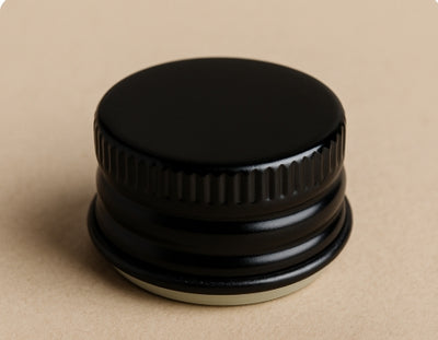 51R3 Black Bakelite Caps with PVDC Liner – Vintage-Style Seals