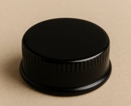100R3 Black Bakelite Caps – Vintage-Style Closures