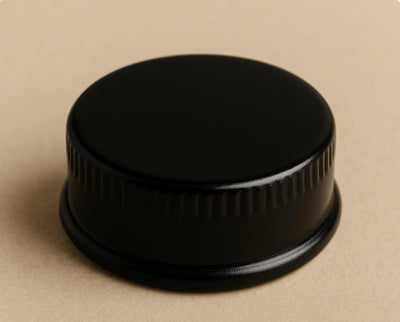 100R3 Black Bakelite Caps – Vintage-Style Closures