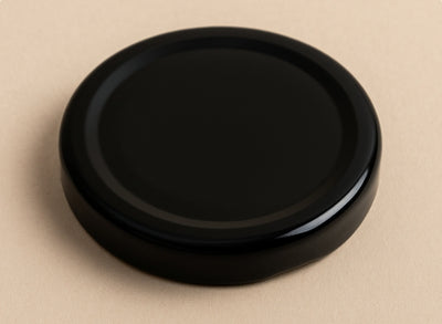 70MM Black Twist-Off Cap – Pickle/Pasteurisable