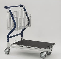 Vario 90 Transport Trolley – Fixed Basket Trolley with Plywood Platform - AB Range