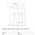 1 Litre Screw Neck Glass Milk Bottles – 48mm Neck | MOQ 1 Pallet (1352 Units)