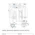 100ml Glass Frantoio Marasca Oil Bottle (Screw Neck)