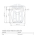 106ml Plain Orcio Glass Jar