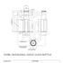 250ml Hexagonal Sauce Glass Bottle