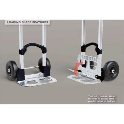 Aluminium Sack Truck with Folding Footplate 200kg Capacity