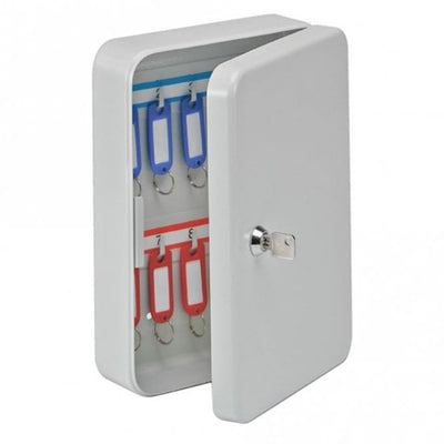 Wall Mounted Key Storage Cabinet with Cam Lock – 20 to 100 Keys