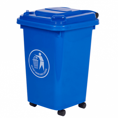 50 Litre Coloured Mini Wheelie Bin – Compact Wheeled Waste Bin