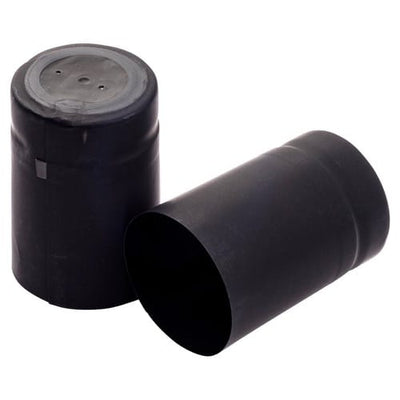 35×55mm Black PVC Shrink Capsule – Bottle Neck Closure